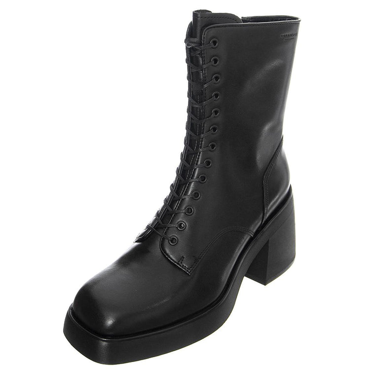 Brooke Cow Leather Black - Stivaletti Profilo Medio Donna Neri VBS5044-101-20  VAGABOND 