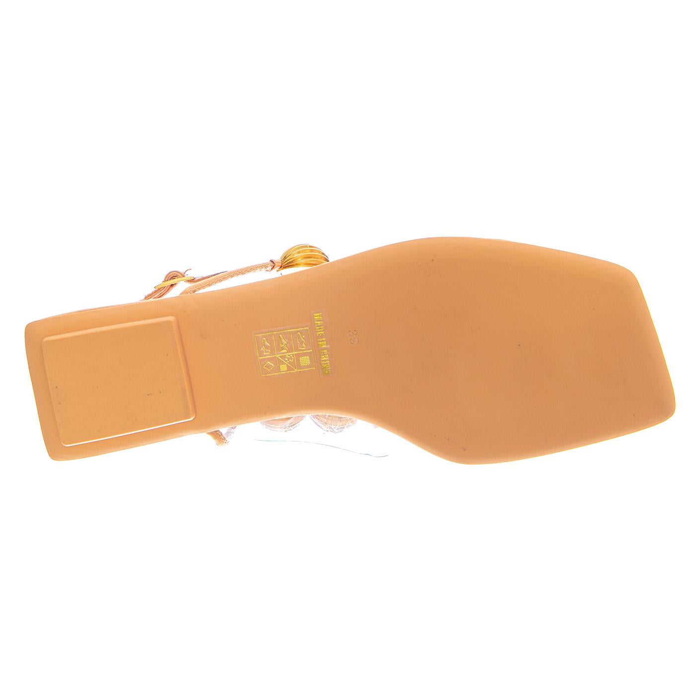 YUCATAN BEIGE SATIN GOLD - Sandalo Donna Beige JCSJC-1119-3-8-BEISA . JEFFREY CAMPBELL 