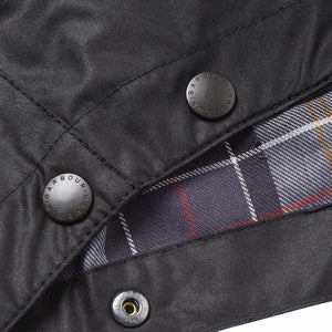 Waxed Cotton Hood Black - Cappuccio Nero MHO0004-BK91-FW23  BARBOUR 