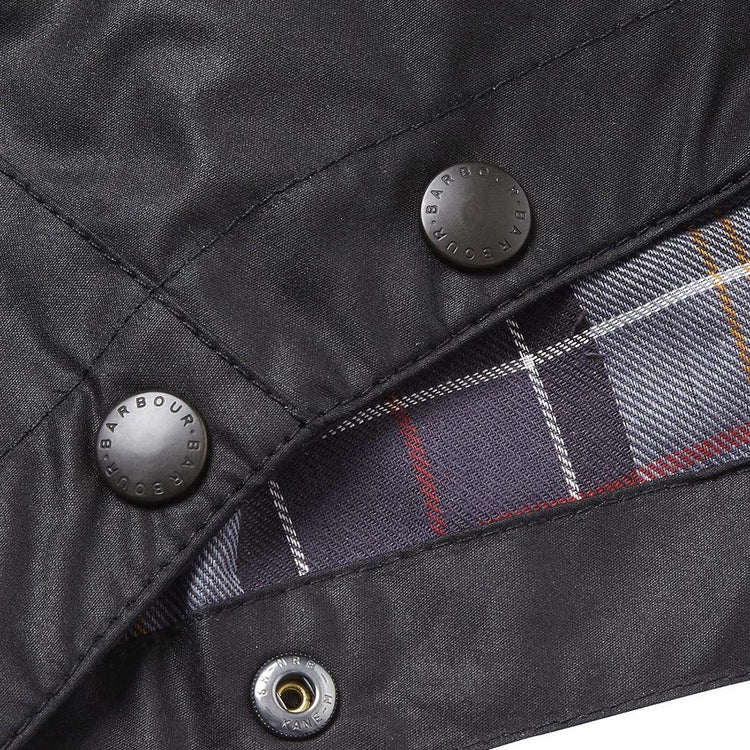 Waxed Cotton Hood Black - Cappuccio Nero MHO0004-BK91-FW23  BARBOUR 