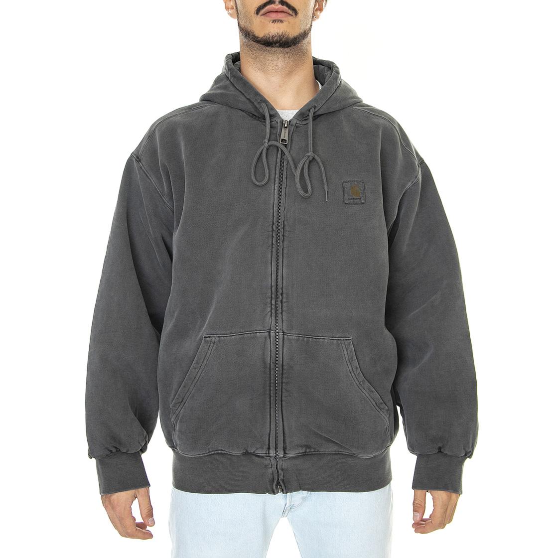 Hooded Vista Jacket Vulcan (garment dyed) - Giacca Invernale con Cappuccio Uomo Grigi I029524-38  CARHARTT WIP 