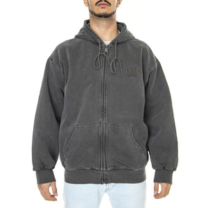 Hooded Vista Jacket Vulcan (garment dyed) - Giacca Invernale con Cappuccio Uomo Grigi I029524-38  CARHARTT WIP 