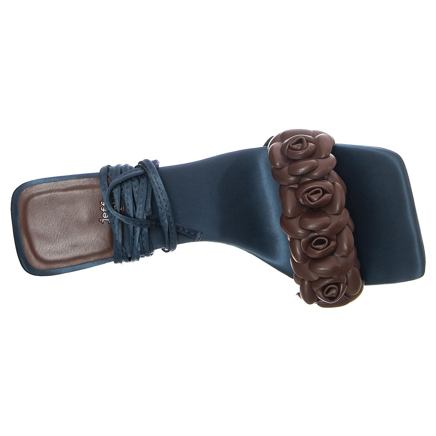 Rozi Red Pu + Satin - Sandali Donna Marroni JCSJC-927-18-5-BRO  JEFFREY CAMPBELL 