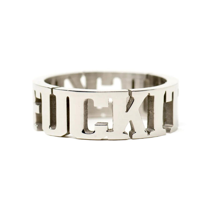 Fuck It Ring Silver - Anello Argento AC00865-SILVR  HUF 