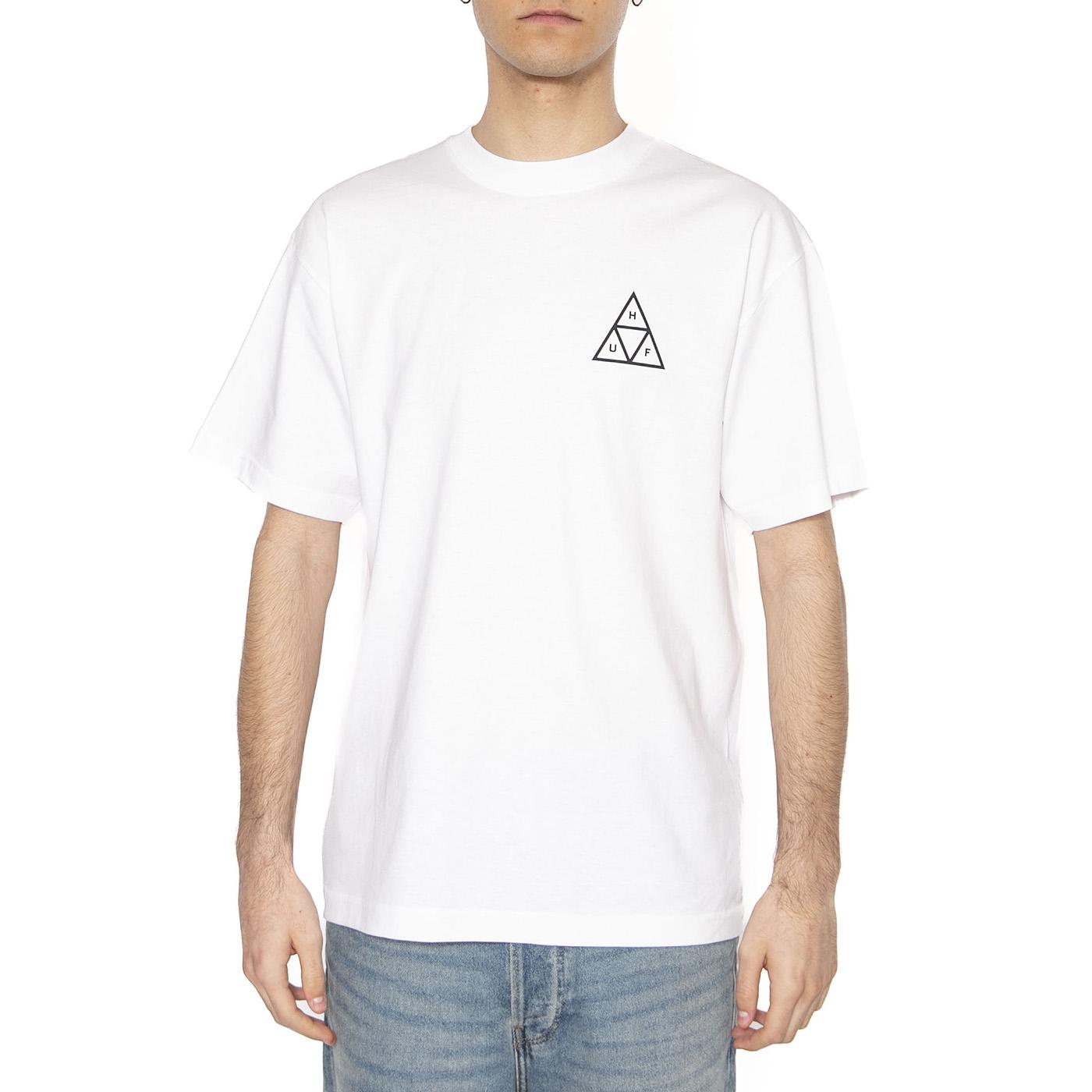 HUF Set TT S/S Tee White - Maglietta Girocollo Uomo Bianca TS01953-WHITE  HUF 