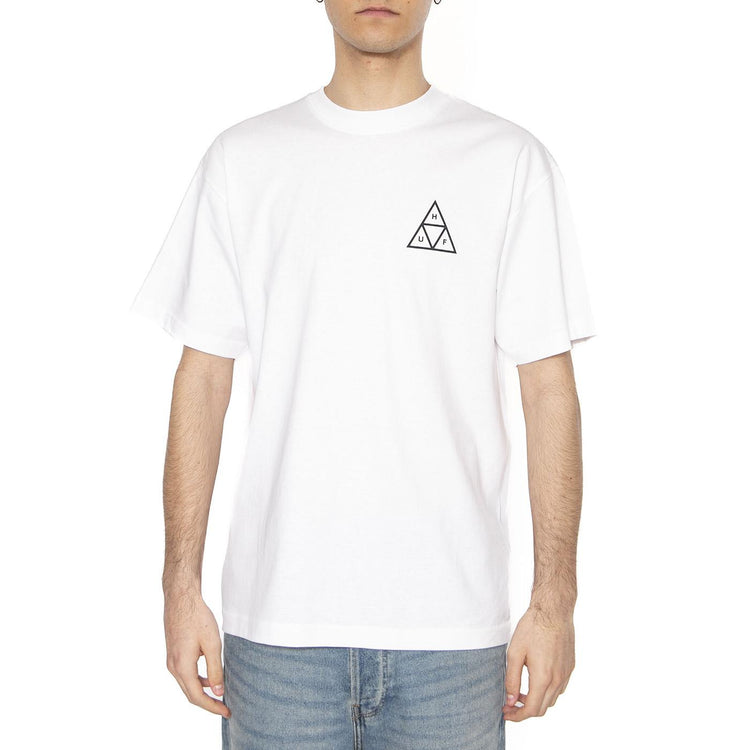 HUF Set TT S/S Tee White - Maglietta Girocollo Uomo Bianca TS01953-WHITE  HUF 