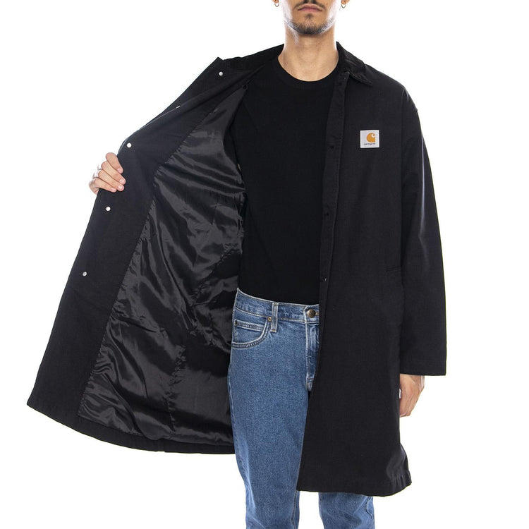 Webster Coat Black - Giacca Uomo Nera I035618.00E02 . CARHARTT WIP 