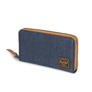 THOMAS WITH ZIPPER DARK DENIM WALLET DARK DENIM 10258-1183  HERSCHEL 