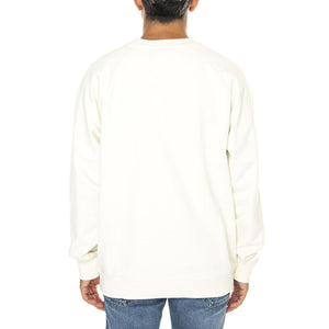 Badge Sweatshirt Marshmallow - Felpa Uomo Bianca PFD0346-879  PENFIELD 