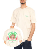 Obey Knowledge Is Power Tee Cream - Herren Crewneck T-Shirt Beige Obey