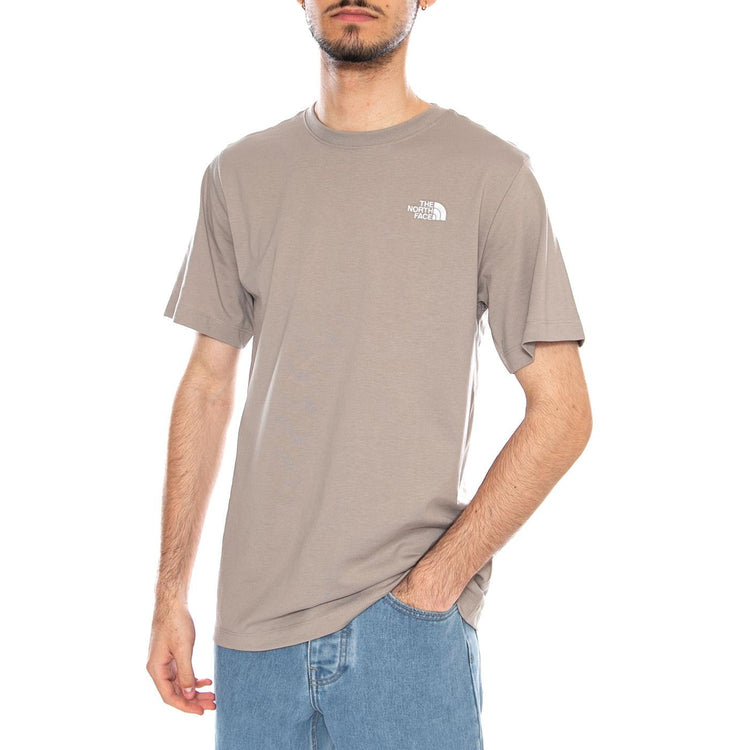 M Evo SD Reg SS Tee Stobe Stab - Maglietta Girocollo Uomo Grigia NF0A8CZ2 2MB1 THE NORTH FACE 