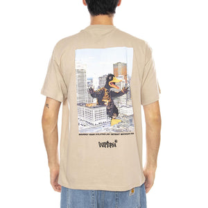 S/S Wiptopia T-Shirt Wall - Maglietta Girocollo Uomo Beige I035492.G1XX  CARHARTT WIP 