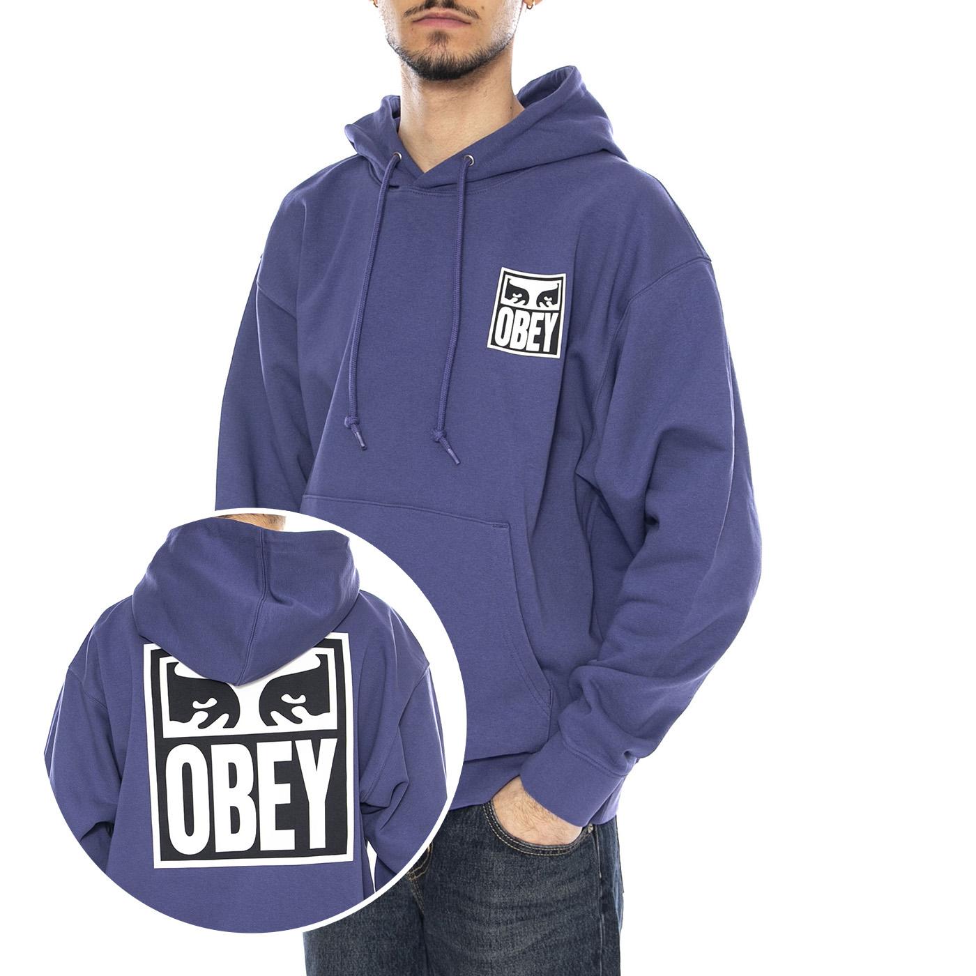 Obey Eyes Icon 2 Fleece -- Felpa Uomo Skipper Blu 117462142 SIB OBEY 