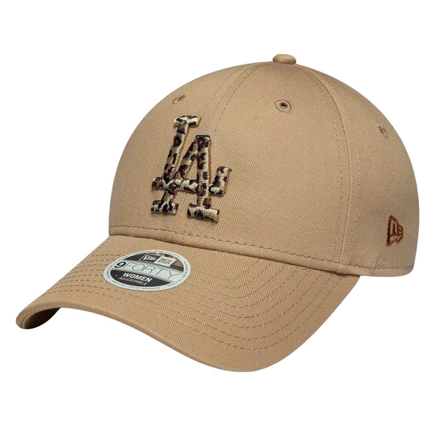 Female Animal Infill 9FORTY® Los Angeles Dodgers - Camel Light / Tan - Cappellino con Visiera Marrone 60771742 CAMLTC NEW ERA 